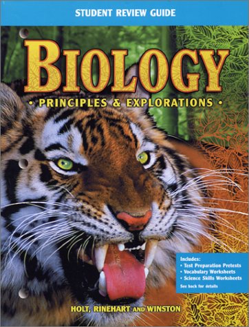 Biology: Principles and Explorations Student review Guide (Workbook),Used