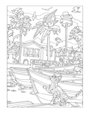 Creative Haven By The Sea Color By Number (Adult Coloring Books: Sea Life)