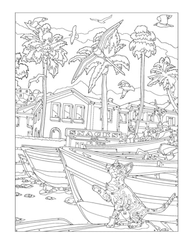 Creative Haven By The Sea Color By Number (Adult Coloring Books: Sea Life)