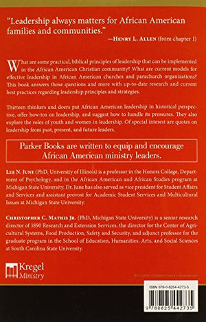 African American Church Leadership: Principles for Effective Ministry and Community Leadership (Parker Books),Used