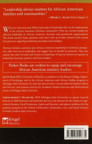 African American Church Leadership: Principles for Effective Ministry and Community Leadership (Parker Books),Used