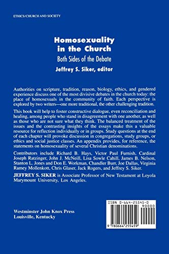 Homosexuality in the Church: Both Sides of the Debate (Movements),Used