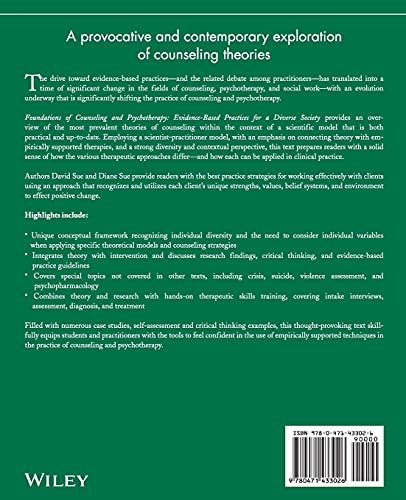 Foundations Of Counseling And Psychotherapy: Evidencebased Practices For A Diverse Society