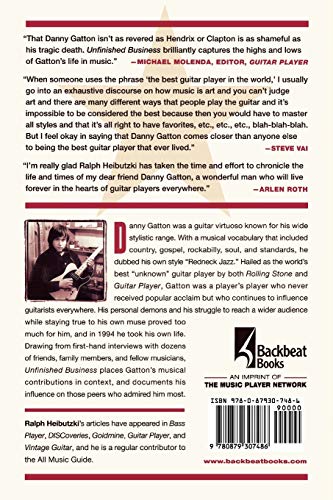Unfinished Business: The Life & Times of Danny Gatton,Used