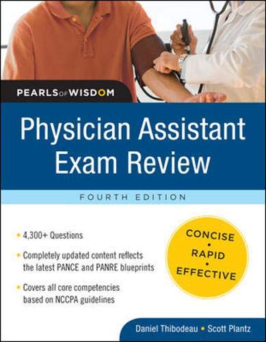 Physician Assistant Exam Review: Pearls of Wisdom, Fourth Edition,Used