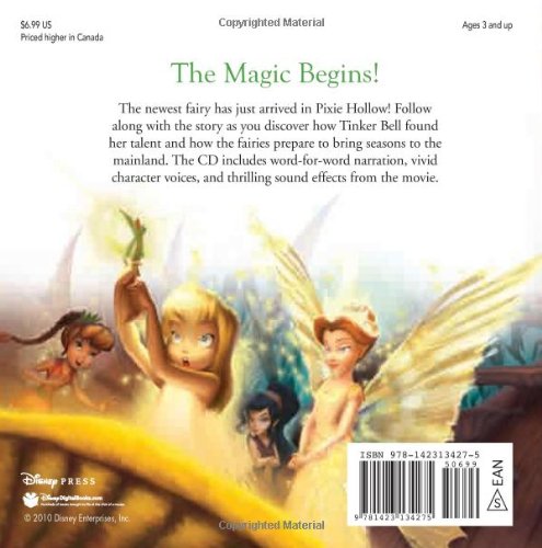 Tinker Bell ReadAlong Storybook and CD,New