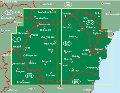 ROMANIA  MOLDOVA,Used