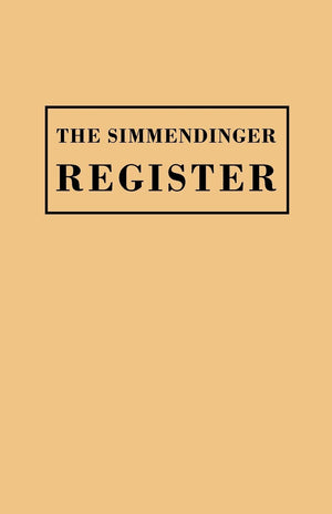 True And Authentic Register Of Persons . . . Who In The Year 1709 Journeyed . . .,Used