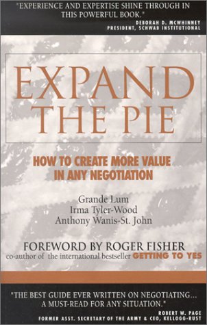 Expand the Pie: How to Create More Value in Any Negotiation,Used