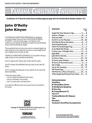 Yamaha Christmas Ensembles: Piano Acc., Conductor Score (Yamaha Band Method),Used