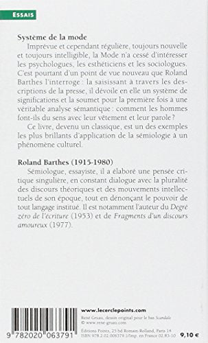 Systeme De La Mode (French ed),Used