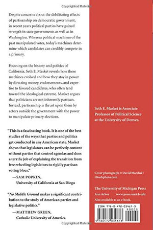 No Middle Ground: How Informal Party Organizations Control Nominations and Polarize Legislatures,Used