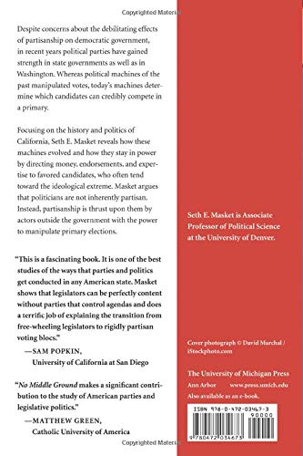 No Middle Ground: How Informal Party Organizations Control Nominations and Polarize Legislatures,Used