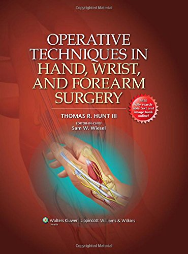 Operative Techniques in Hand, Wrist, and Forearm Surgery,Used