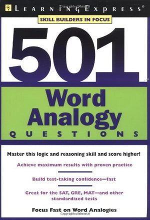 501 Word Analogy Questions,Used