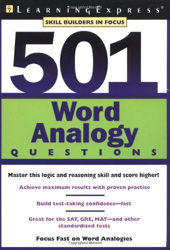 501 Word Analogy Questions,Used