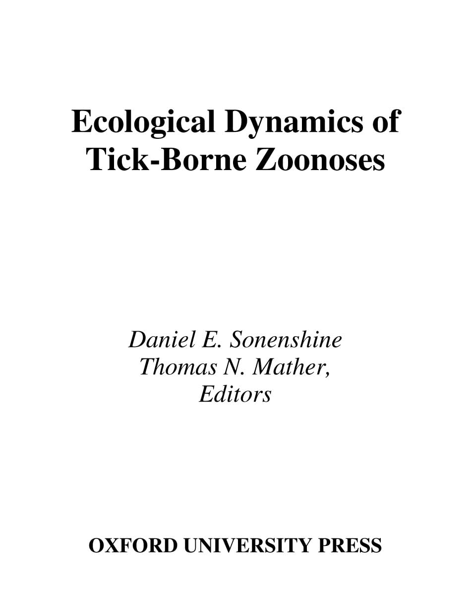 Ecological Dynamics of TickBorne Zoonoses,Used