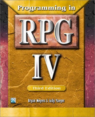 Programming in RPG IV, Third Edition,Used