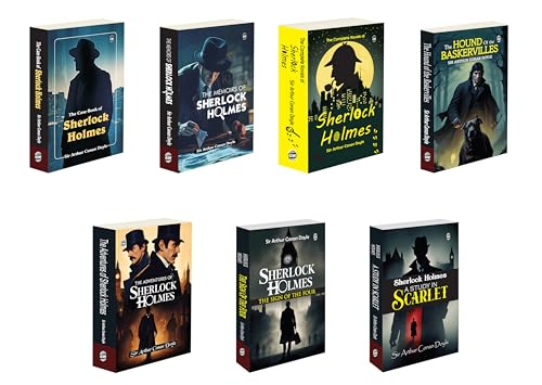 The Case Book Of Sherlock Holmes, The Memoirs Of Sherlock Holmes And More :- Sherlock Holmes Mega Pack, Suspense Thriller Storybooks, All In One Sherlock Holmes Set | Combo Of 7 Books