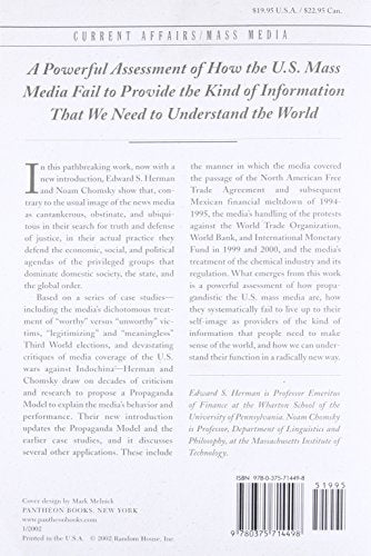 Manufacturing Consent: The Political Economy Of The Mass Media