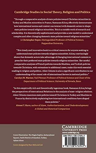 Alien Citizens: The State and Religious Minorities in Turkey and France (Cambridge Studies in Social Theory, Religion and Politi,Used