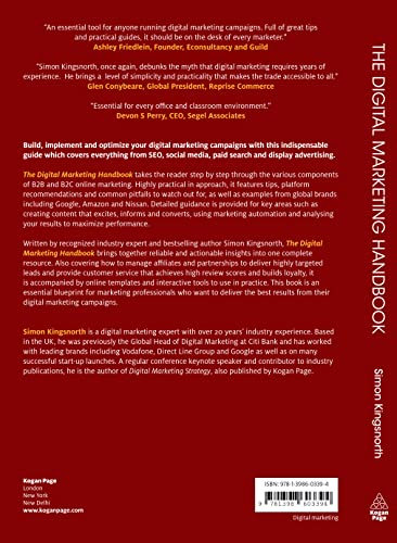 The Digital Marketing Handbook: Deliver Powerful Digital Campaigns,Used
