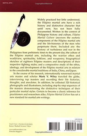 Filipino Martial Culture (Martial Culture Series),Used