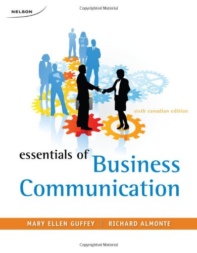 Essentials of Business Communication (Canadian Edition),Used
