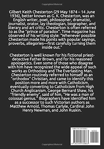 G. K. Chesterton Collection: Orthodoxy, Heretics, The Innocence of Father Brown, & All Things Considered,Used