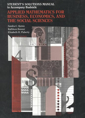 Budnick'S Applied Mathematics For Business, Economics And Social Sciences,New