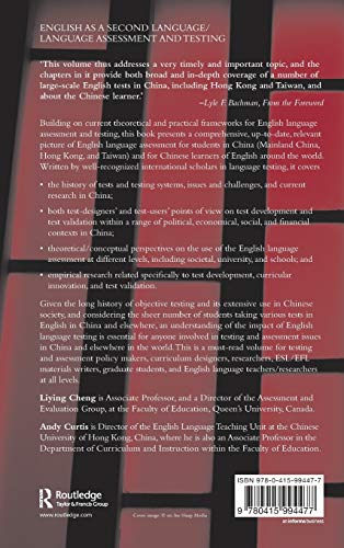 English Language Assessment and the Chinese Learner,Used