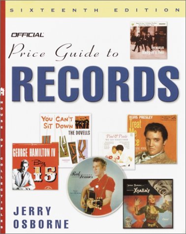 The Official Price Guide to Records, 16th Edition,Used