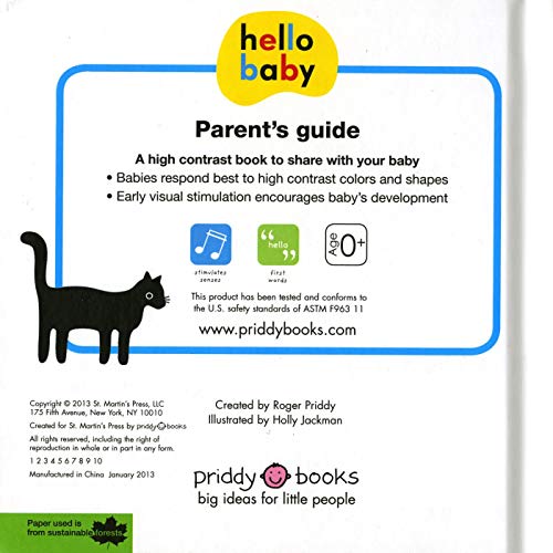 Hello Baby: Animals: A Highcontrast Board Book,Used
