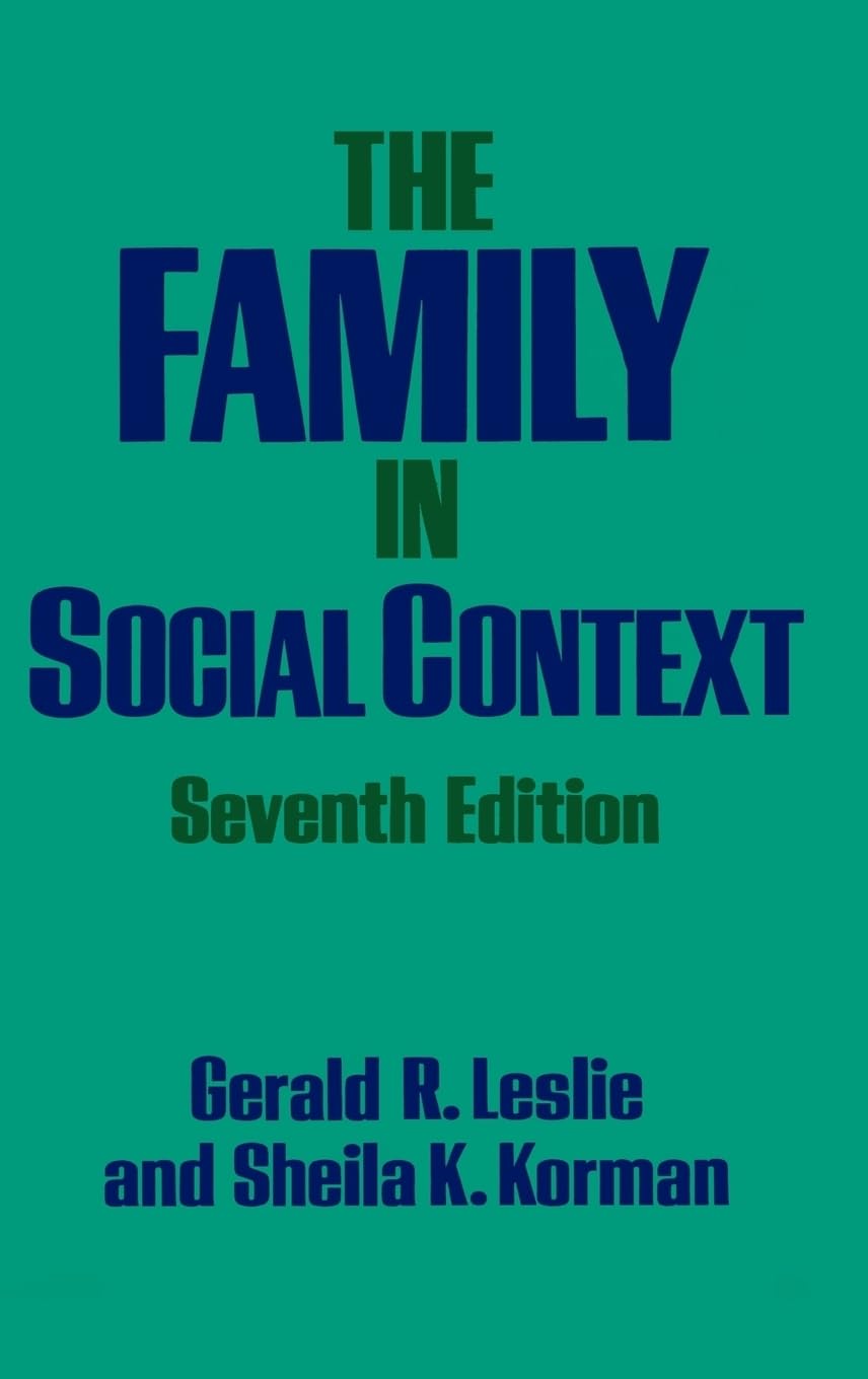 The Family in Social Context,Used