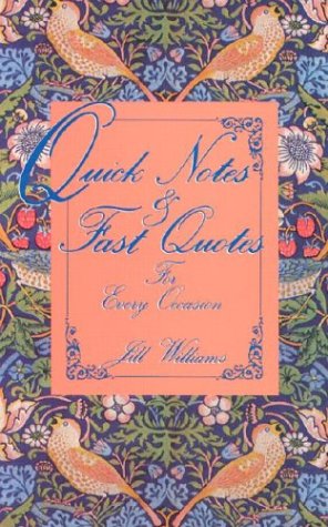 Quick Notes and Fast Quotes for Every Occasion (SelfCounsel Series),Used
