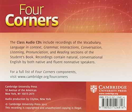 Four Corners Level 2 Class Audio CDs (3),Used