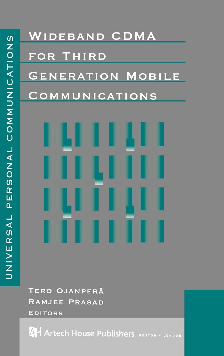 Wideband CDMA for Third Generation Mobile Communications (Artech House Universal Personal Communications),Used
