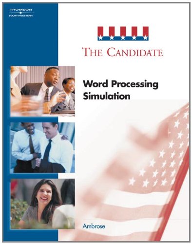 The Candidate: Word Processing Simulation (with CDROM),Used