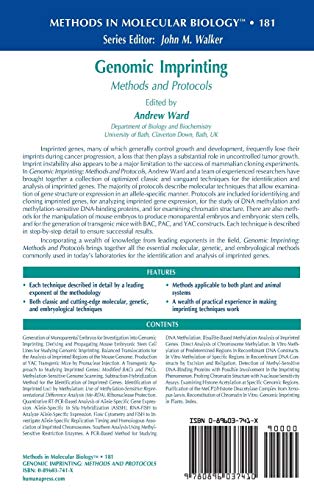 Genomic Imprinting: Methods and Protocols (Methods in Molecular Biology, 181),Used