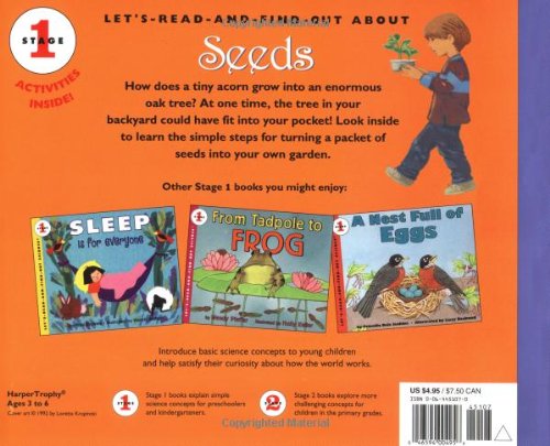 How A Seed Grows (Let'Sreadandfindout Science 1, 1),New