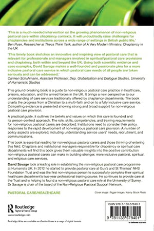 NonReligious Pastoral Care: A Practical Guide,Used