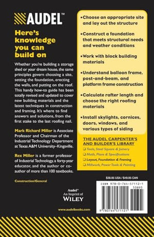 Audel Carpenter's and Builder's Layout, Foundation, and Framing,Used