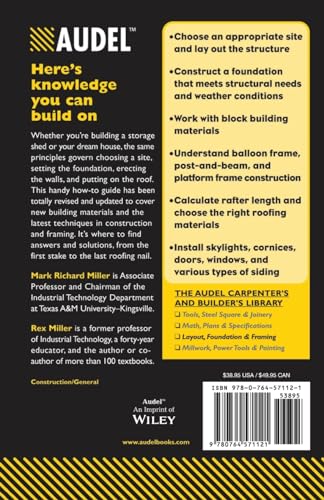 Audel Carpenter's and Builder's Layout, Foundation, and Framing,Used