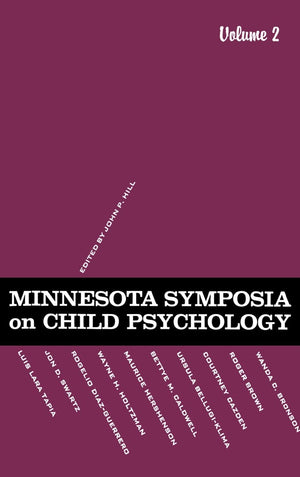Minnesota Symposia on Child Psychology: Volume 2,Used