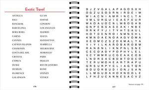 Brain Games  Word Searches  Large Print (Red)