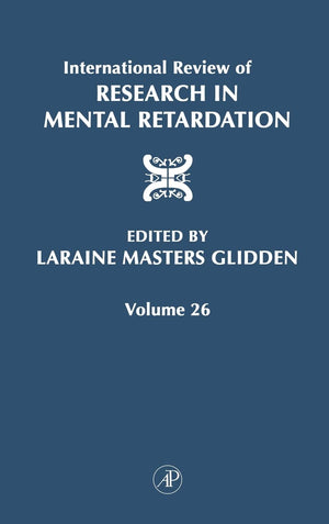 International Review of Research in Mental Retardation (Volume 26),Used