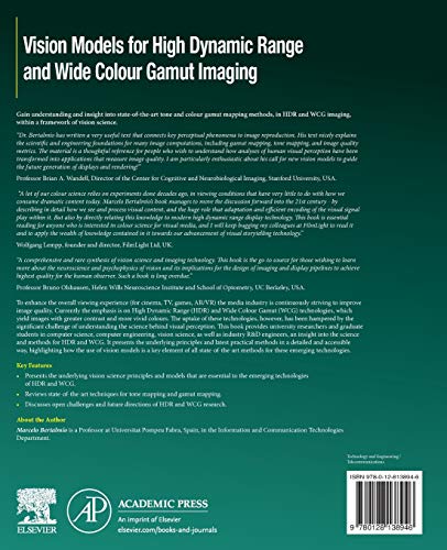 Vision Models for High Dynamic Range and Wide Colour Gamut Imaging: Techniques and Applications (Computer Vision and Pattern Rec,Used