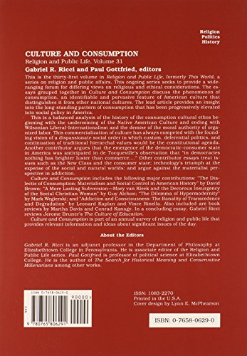 Culture and Consumption (Religion and Public Life),Used