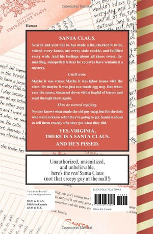 Santa Responds: He'S Had Enough...And He'S Writing Back!,New