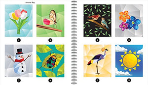 Brain Games  Sticker by Number: Nature (28 Images to Sticker),Used